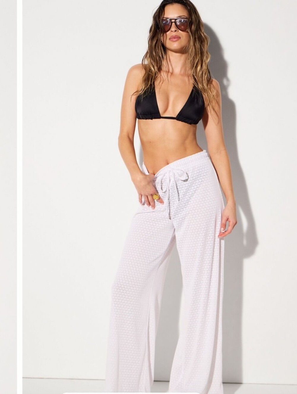 Fabletics Open Knit Coverup Pant Nwt Sz S